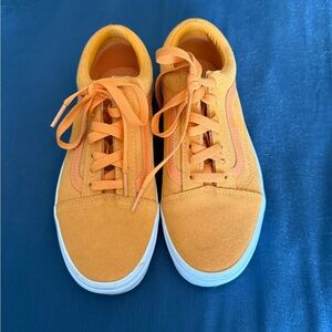 Orange Yellow Vans Sneakers